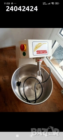 Тестомесачка-Тестобъркачка 20л, снимка 2 - Обзавеждане на кухня - 52677588