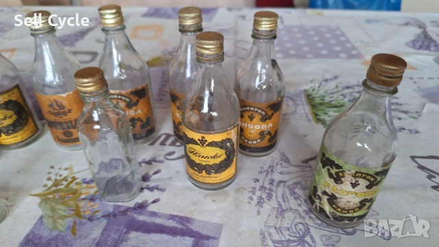 ✅СТЪКЛЕНИ ШИШЕНЦА - 100 МЛЛ. ВИНПРОМ❗, снимка 5 - Антикварни и старинни предмети - 53052248