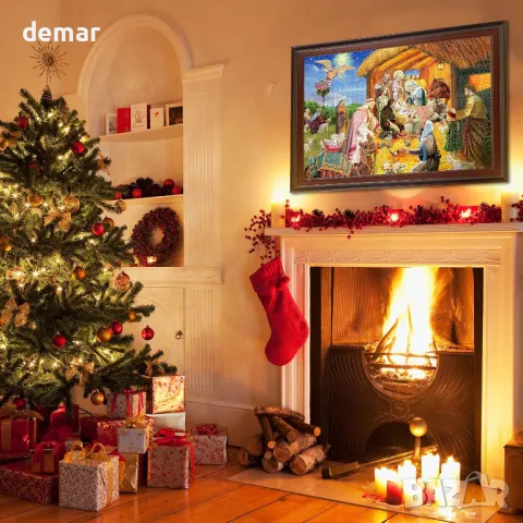 Пъзел Advent Calendar 2024, 24 секции - 1008 части Пъзел Обратно броене до Коледа, снимка 8 - Образователни игри - 47339360