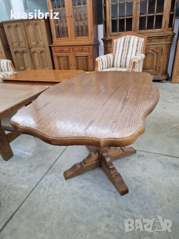 Масивна Маса -внос от Германия , снимка 4 - Маси - 51325457