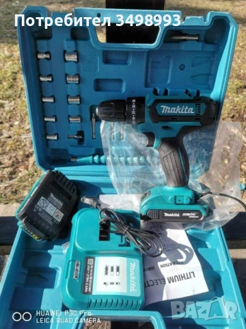 Винтоверт Макита пълен комплект , снимка 3 - Винтоверти - 50696907