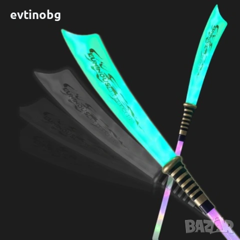 Светещ детски LED меч със звукови ефекти. Влезте в света на приключенията и фантазията с нашия Свете, снимка 4 - Други - 54049359