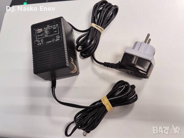 Canon AC/DC adapter ad-150 9.5v 1.5a - Стабилизиран адаптер за педалборд и китарни ефекти, снимка 1 - Китари - 38191859