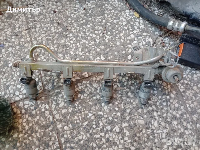 Дюзи + Рейка + Клапан За Опел Корса Б 1.4И 16В 2000г / Opel Corsa B 1.4I 16V 2000y