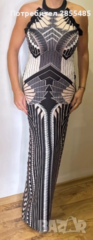 Рокля дълга еластична, снимка 2 - Рокли - 52025959