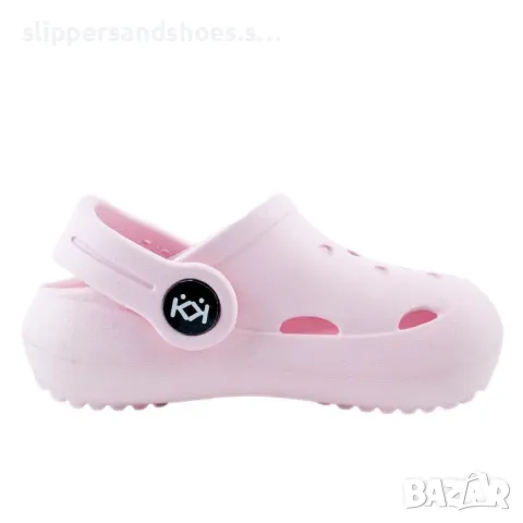 Детски чехли КК в цвят розов шейк