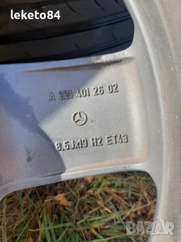 Оригинални джанти Mercedes AMG Borbet 19' + НОВИ ГУМИ 245/35 Мерцедес, снимка 8 - Гуми и джанти - 51773800
