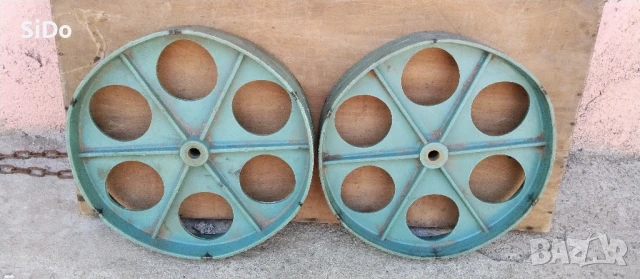 2 пластмасови колела с размери:ф32/6см, снимка 3 - Други - 50684963