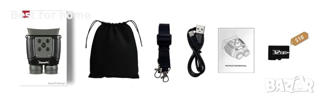 GeowFiiTech M2 Бинокъл за нощно виждане 4K, снимка 3 - Оборудване и аксесоари за оръжия - 47728236