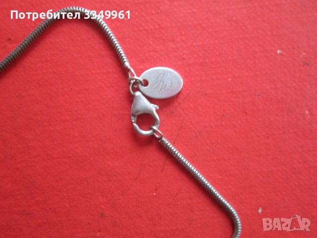 Уникално сребърно колие верижка 925 ФБМ 6, снимка 2 - Колиета, медальони, синджири - 36700917