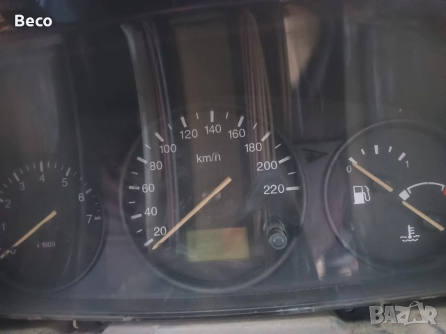 табло с километраж 