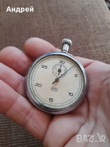 Стар хронометър Umf Ruhla, снимка 2 - Други ценни предмети - 48473325