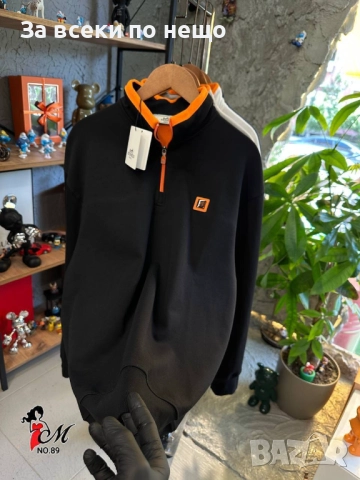 Hermes Мъжка Блуза С Дълъг Ръкав Хермес - Налични Различни Цветове Код SK332, снимка 6 - Блузи - 52599303