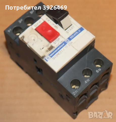 Термо-магнитен прекъсвач/Моторна защита GV2 Telemechanique