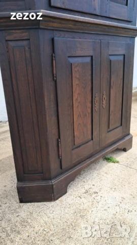 Ретро шкаф ъглов масив, снимка 10 - Шкафове - 51853901