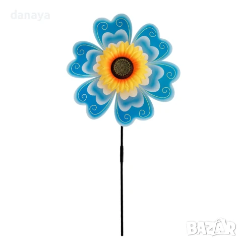 5950 Декоративна вятърна въртележка Цвете, 70 см, снимка 4 - Градински мебели, декорация  - 50681146