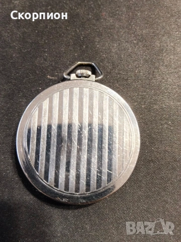 Джобен часовник - Молния - СССР - 18 РУБИНА - РИМСКИ ЦИФРИ И ЖЪЛТИ СТРЕЛКИ, снимка 16 - Джобни - 50521710