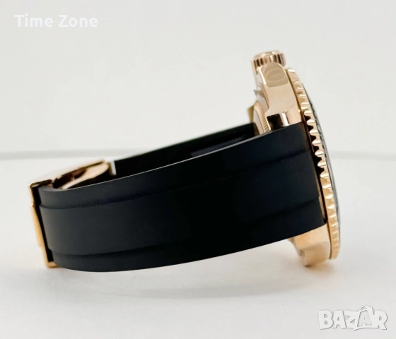 Rolex Yacht-Master 40mm (37mm) Rose Gold Black Dial Automatic Унисекс Различни Варианти, снимка 6 - Мъжки - 54044086