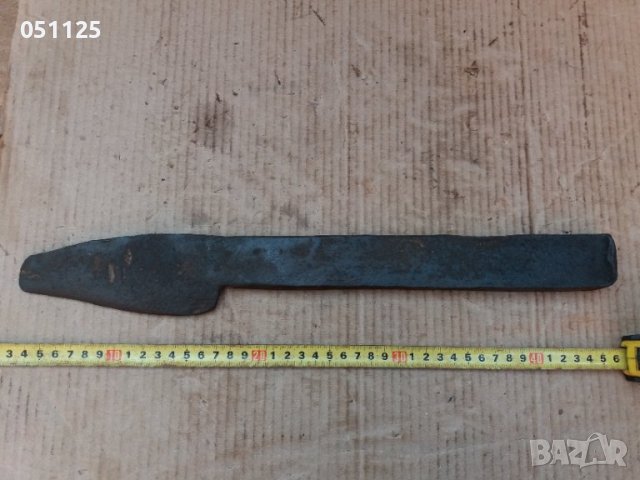 масивен кован сатър, инструмент - възраждане , снимка 3 - Антикварни и старинни предмети - 37348857