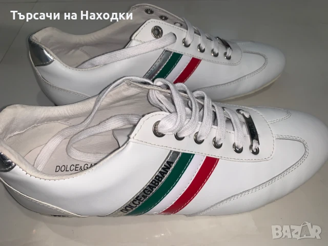 $344 Мъжки маратонки D&G Dolce & Gabbana EUR 45 | US 11 | UK 10 оригинални кецове за мъже, снимка 5 - Маратонки - 50873640