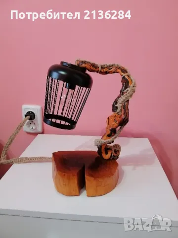 Настолна лампа, снимка 2 - Настолни лампи - 33555749