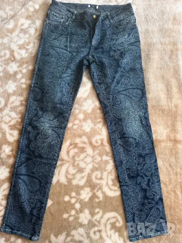 Сини дамски панталони ежедневни