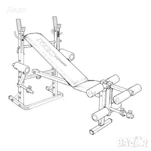 Сгъваема фитнес лежанка , снимка 3 - Фитнес уреди - 52681938