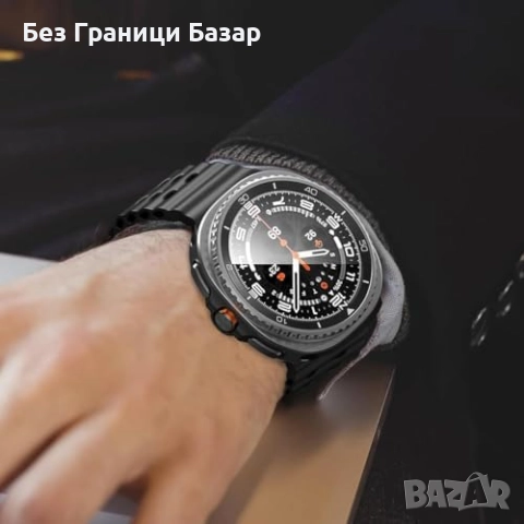 Нови 3 броя Samsung Galaxy Watch 8 Classic 46mm протектори 3D 9H закалено стъкло, снимка 9 - Смарт гривни - 51736427