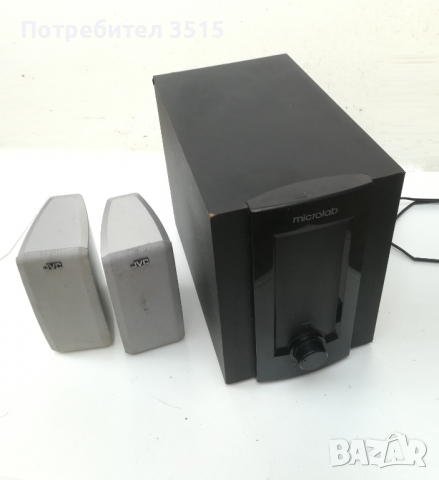 Аудио система 2.1 Microlab M310 + JVC буфер с колонки, снимка 2 - Аудиосистеми - 36473727