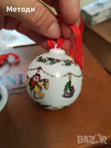 Порцеланови Коледни играчки Лот, снимка 5 - Други ценни предмети - 47511363