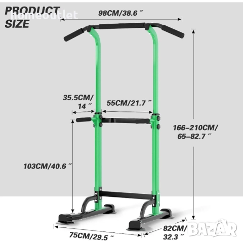 ПРОМОЦИЯ Многофункционален фитнес уред за тренировки в домашни условия FITNESS 40JYPSPSBB005-G, снимка 4 - Фитнес уреди - 52627325