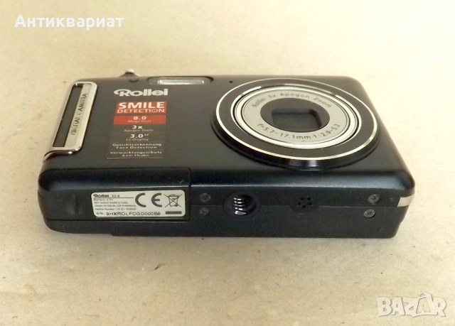 Цифров фотоапарат Rollei XS-8 (8 Mp / 3-кратен Оптичен зум) - GERMANY, снимка 8 - Фотоапарати - 51751037