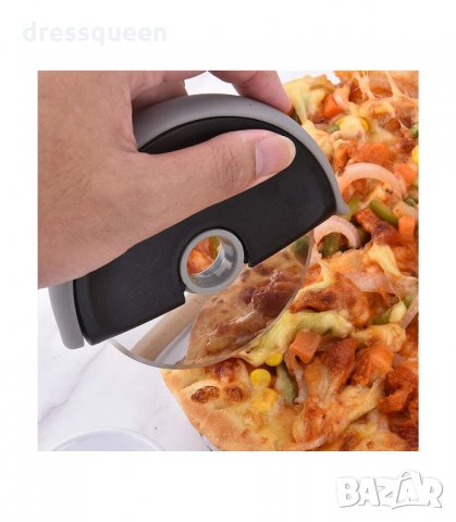 2994 Нож за пица - Диск с удобна дръжка и предпазител