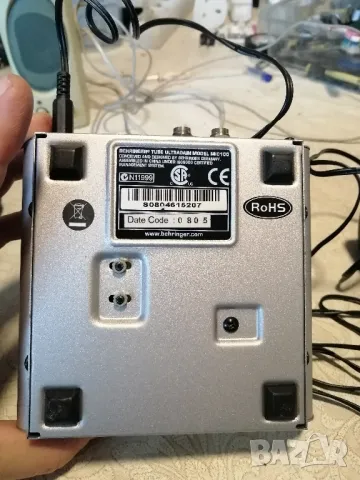 Лампов, микрофонен предусилвател Behringer MIC100, снимка 5 - Микрофони - 48225032