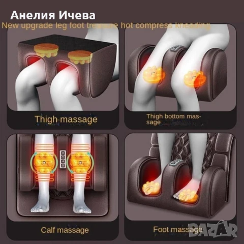 Масажен матрак с вибрационно отопление и масаж на краката , снимка 9 - Матраци - 50939582