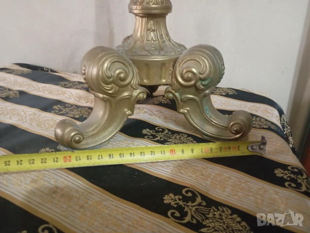 Бароков свещник, снимка 2 - Други ценни предмети - 53909265