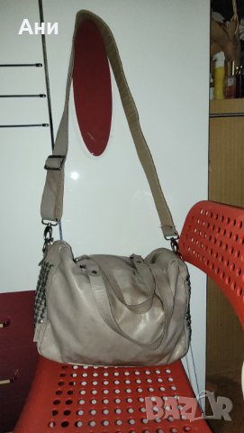 Чанта от естествена кожа, снимка 6 - Чанти - 38355096