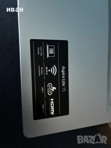 нов лаптоп Acer Aspire Lite AL15-46P-R5ST, снимка 3 - Лаптопи за дома - 55947838