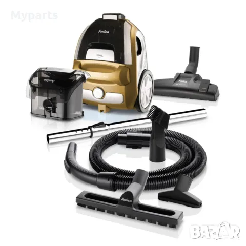 Прахосмукачка AMICA BAGIO ECO VM3045 златна, снимка 7 - Прахосмукачки - 48527635