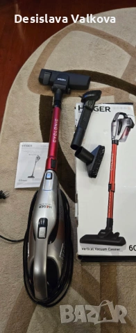 Вертикална прахосмукачка "Нaeger" с кабел, снимка 10 - Прахосмукачки - 54326806