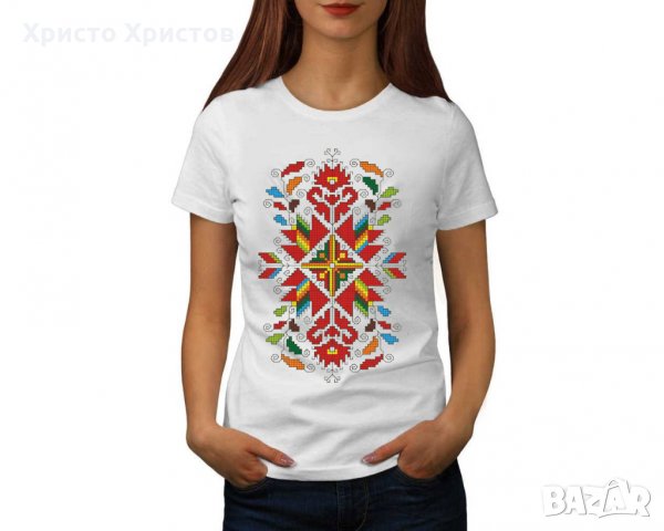 Тениски с шевици принт. Модели и размери, снимка 7 - Тениски - 30560298