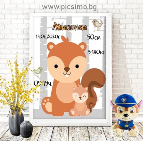 Бебешка (детска) визитка, снимка 4 - Други - 29885609