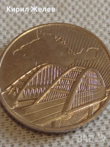 Рядка монета 5 рубли 2019г. Русия моста за Кримския полуостров за КОЛЕКЦИОНЕРИ 43465, снимка 9 - Нумизматика и бонистика - 44207969