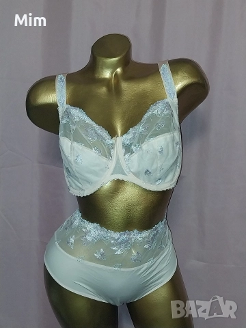 Prima Donna 100C К-т Дантелен сутиен и бикина в розово , снимка 9 - Бельо - 52832714