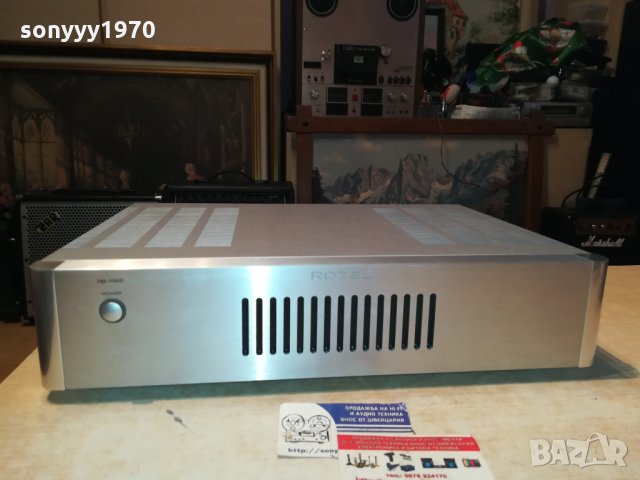 ПОРЪЧАН-ROTEL-STEREO POWER AMPLIFIER 0101221507, снимка 2 - Ресийвъри, усилватели, смесителни пултове - 35288326