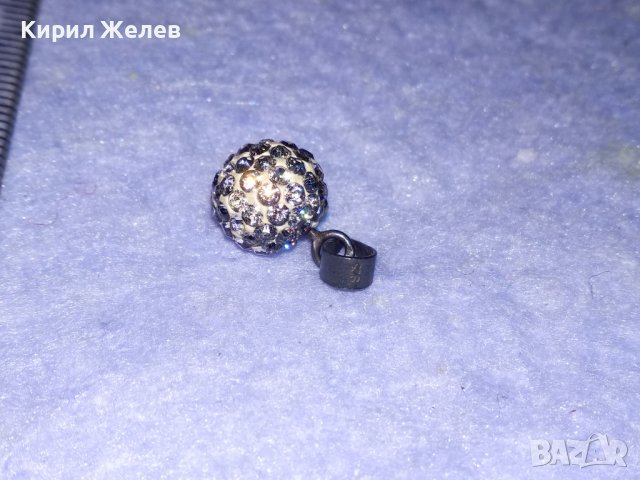 ФИНО СРЕБЪРНО КРИСТАЛНО ФЕШЪН АРТ МЕДАЛЬОНЧЕ СРЕБРО 925 ТОПЧЕ 32591, снимка 7 - Колиета, медальони, синджири - 39318601