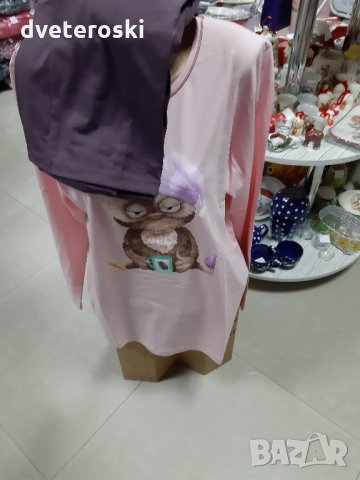 Дамска пижама с дълъг ръкав ХЛ , снимка 7 - Пижами - 23854418