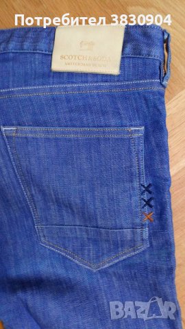 Джинс Scotch & Soda, slim, W 32 / L 32, снимка 6 - Дънки - 42205418