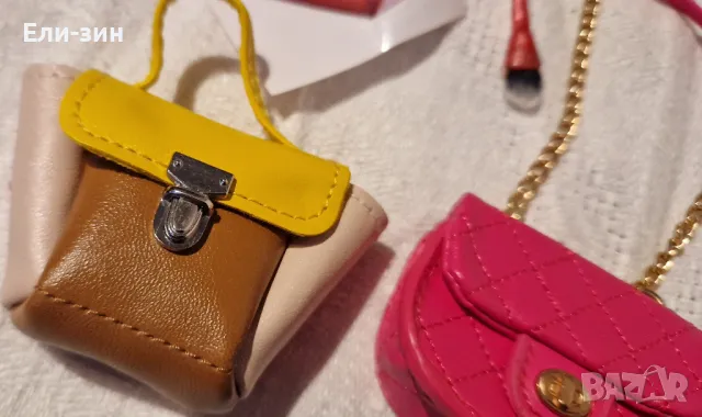 лот реалистични изкуствена кожа с магнити и метални елемедамски чанти за кукли Барби и други подобни, снимка 6 - Кукли - 48469371