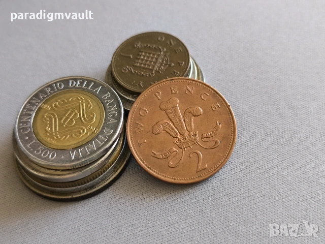 Монета - Великобритания - 2 пенса | 1996г.